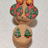 Christmas tree stud and dangle 2 pack