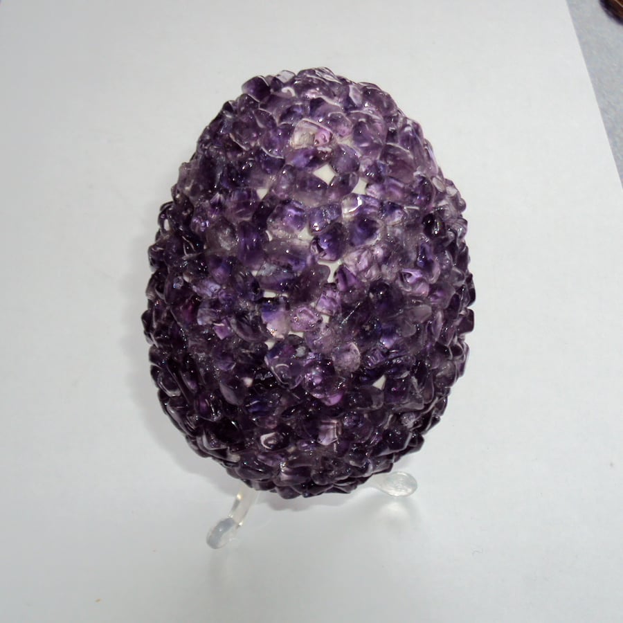 Amethyst covered   egg