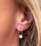 Boho 14K Gold Filled Disc Hoop Earrings  - Image 1