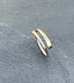 Gold Dot Adjustable Ring, wrap over ring, gold dot ring, adjustable ring,  - Image 6