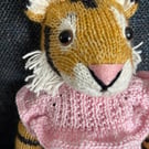 Sophie the tiger from a design by Louise Crowther