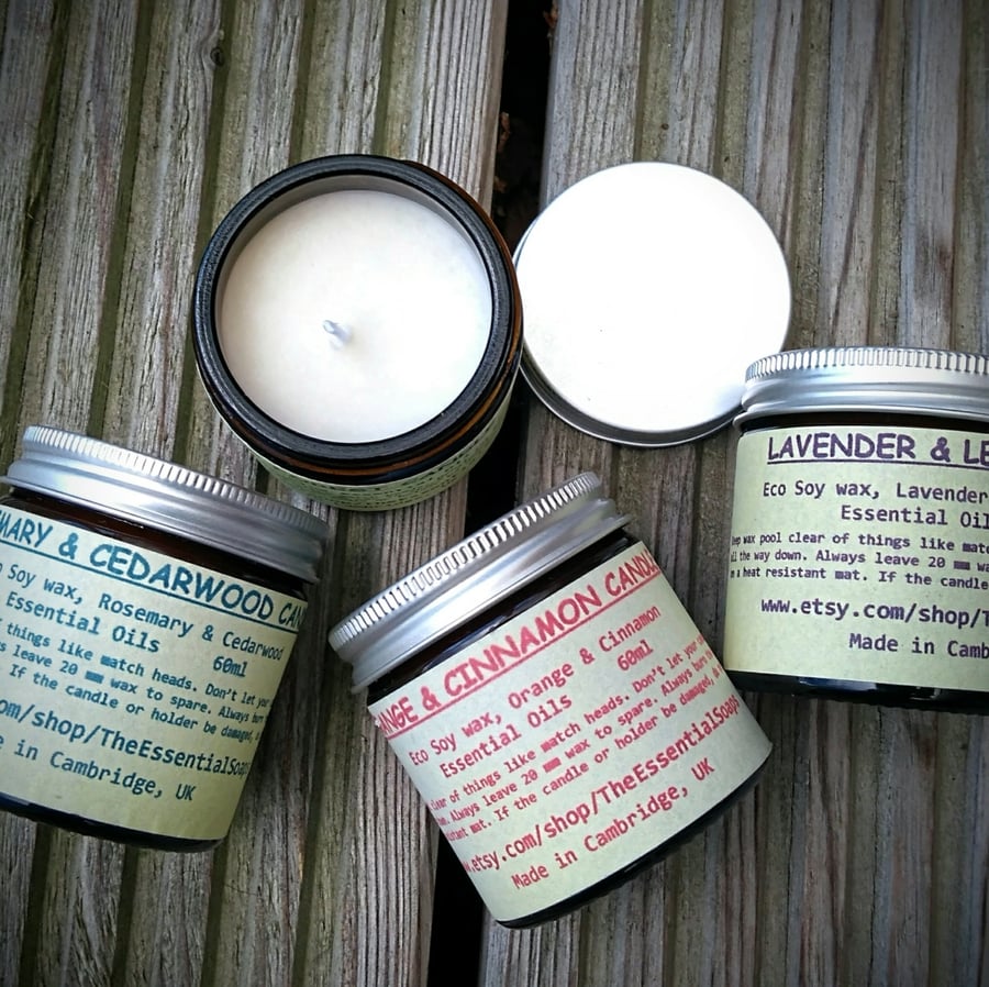 Aromatherapy Candles, Lovely Scent, Gifts for vegans,