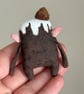 Chocolate Fudge Cake Brownie Art Doll - Image 3