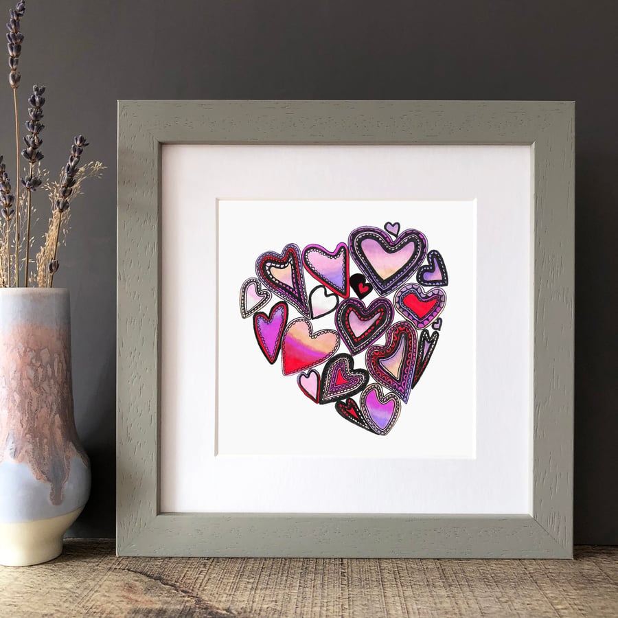 'Love' Framed Print