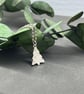 Handmade Sterling Silver Christmas Tree Pendant 3 - Image 1
