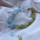 Personalised Two Birthstone Memorial Bracelet