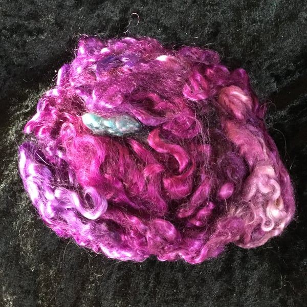 MoBair Kid Mohair Locks Hand Dyed Pinks