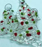 Handmade fused glass hanging decoration - Image 1