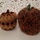 Crochet Pumpkins pair