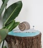 Snail ornament, wildlife art, decoration for shelf or windowsill. - Image 1