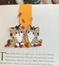 Autumn Cat Magnetic Bookmarks, Cosy Reader Gift for Cat Lovers, various designs