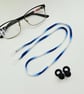Blue Sky Cotton Cord, Eyeglasses Chain and Earplugs Strap