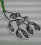 Porcelain mistletoe Christmas decoration - Image 3