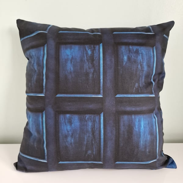 Doctor Who Tardis themed Handmade Cushion Cover 40 x 40 cm Tardis Print