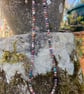 Gemstone bead necklace in earthy brown tones - Image 5