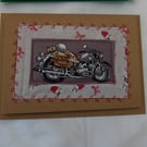 Vintage motorcycle Christmas cards, assorted designs