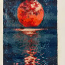 Diamond ART Painting  Red Moon  