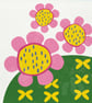 Two Cacti Print, house plant illustration, original Giclee print - Image 2