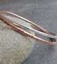 Silver and copper bangle set, Interlocking bangles, Set of two - Image 4
