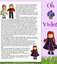 Reserved for Susan - Purple Jumper with a Patterned Yoke - Image 2