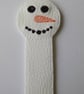 663. Dot mouth snowman bookmark. - Image 2