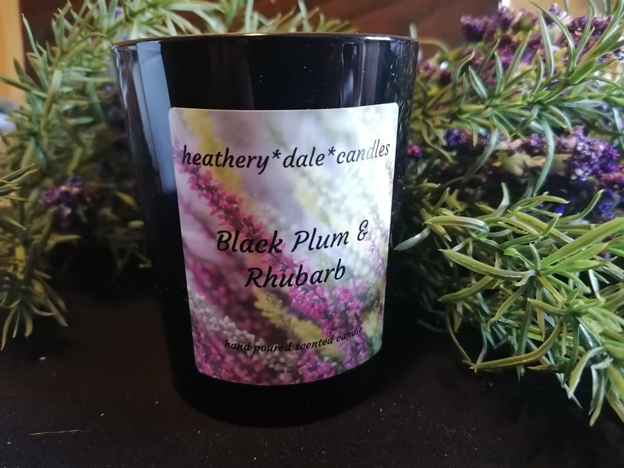 Black Plum and Rhubarb (27cl) - Freshly Baked Dessert