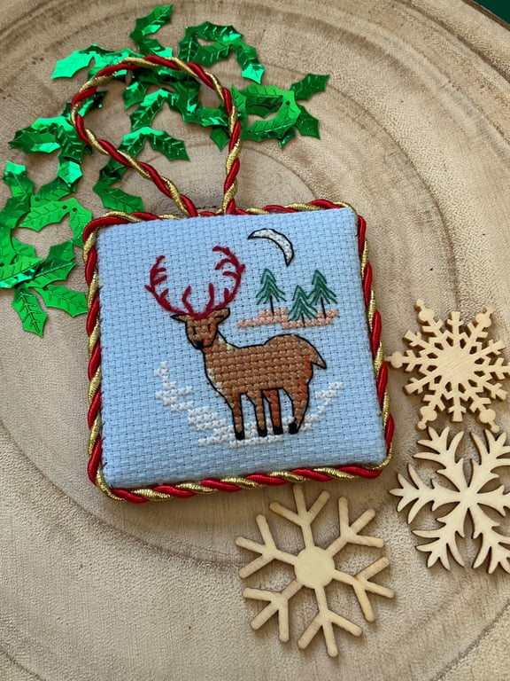 Reindeer Christmas Tree Decoration 