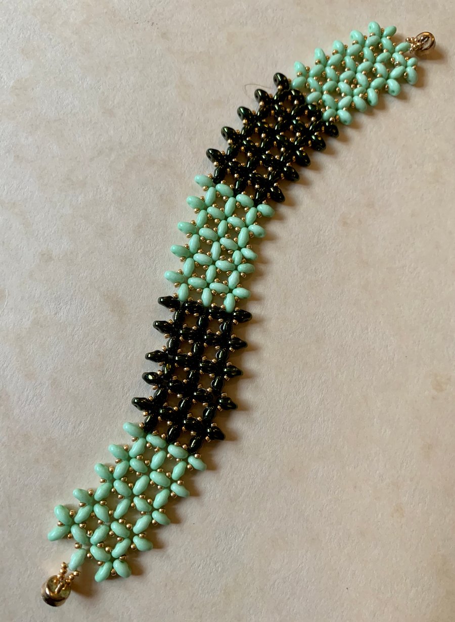 Green & Gold Bracelet