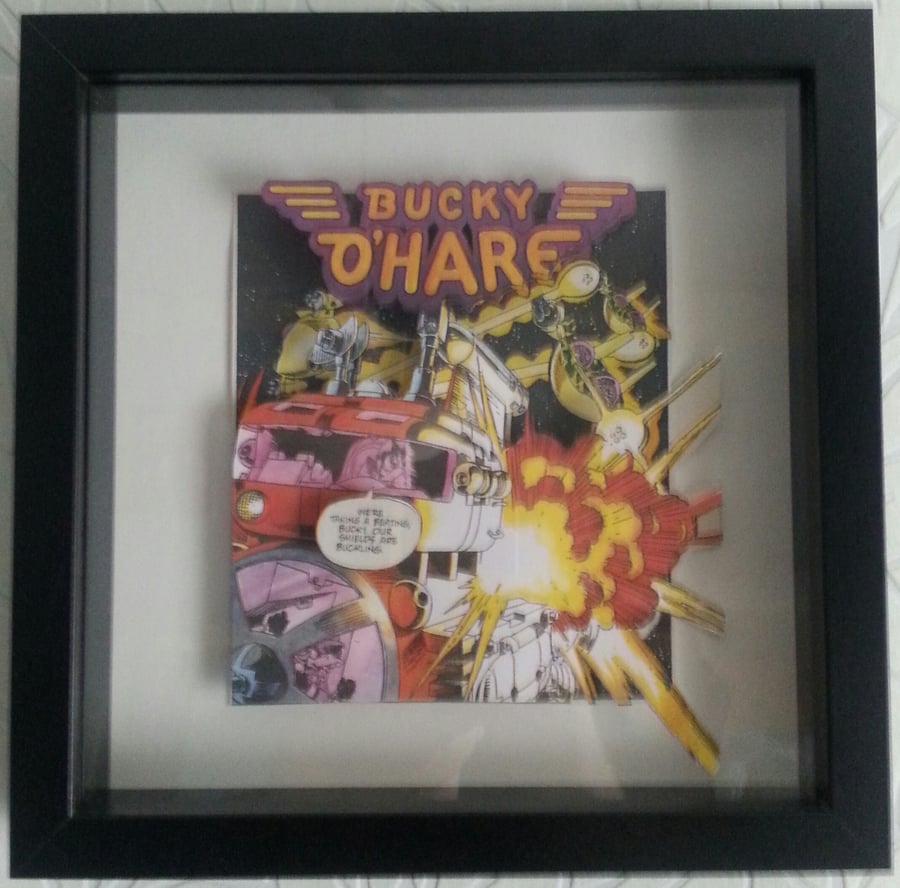 1980's Classic Bucky O'Hare Comic Wall Art 