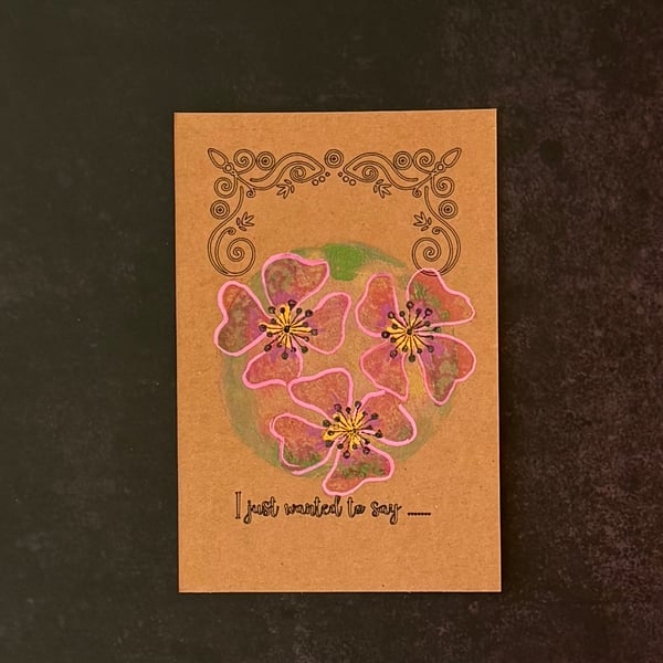Postcard - I Just Wanted To Say