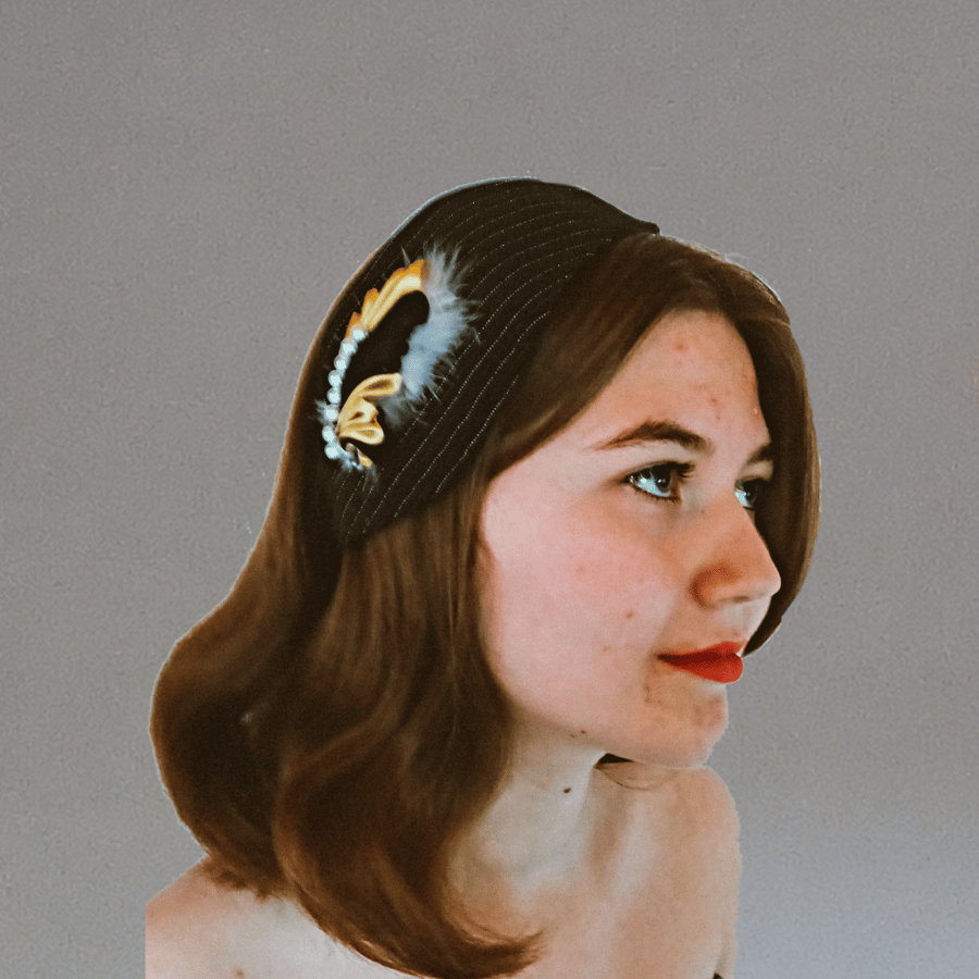 1950s Inspired Cocktail Style Fascinator Headbands