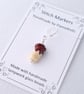 Tiny Glass Ice Cream Stitch Marker - Chocolate - Image 5