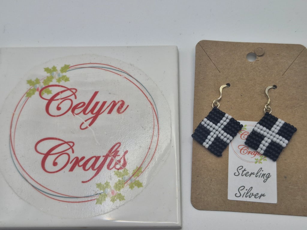 Cornish Flag Earrings