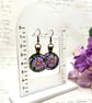 Summer Seconds -Lilac daisy dangle earrings floral jewellery gifts flower lovers - Image 9