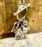 Handmade Silver Gingerbread House Pendant - Image 6