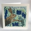 Bluebell Hare Card