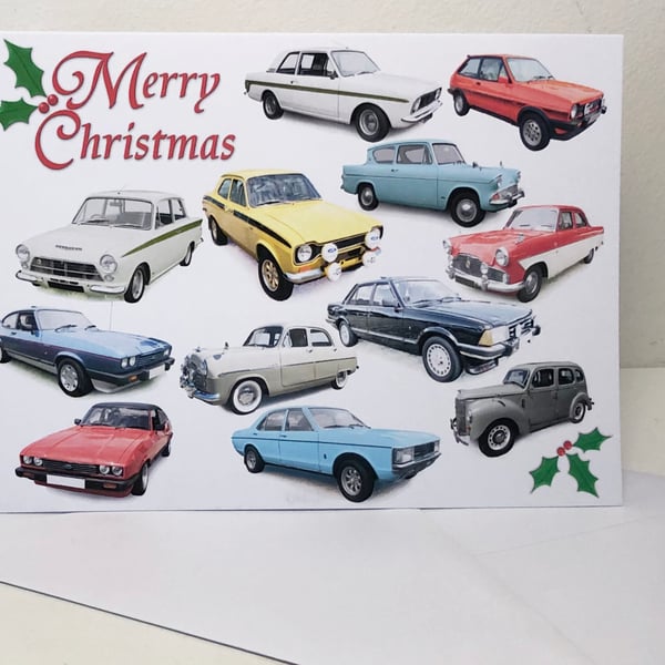 Ford Classic Cars -  Christmas Cards