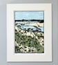  Burnham Overy Staithe - Original Limited Edition Lino-Print - Image 1