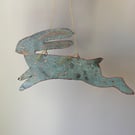 Copper Hanging Hare