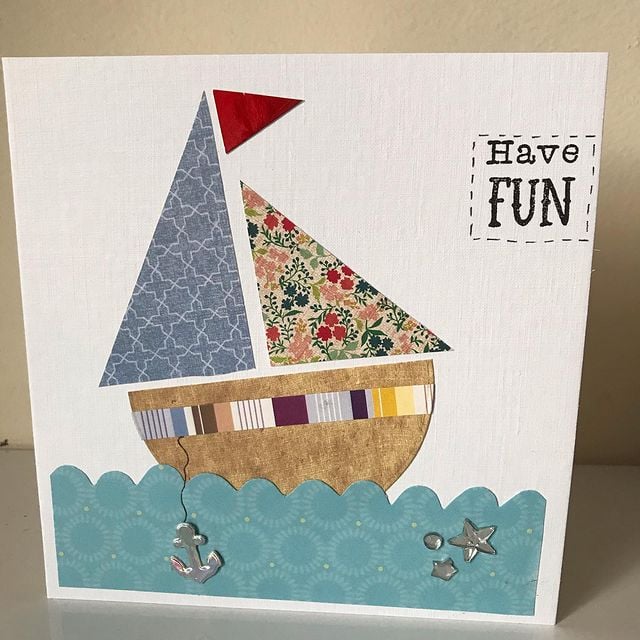 Sailboat Birthday Card - Folksy