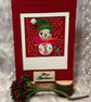 Elfy The Snowman Christmas Card - Image 1