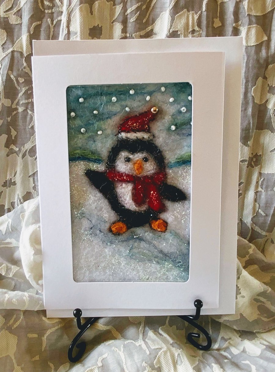  Penguin Christmas Card