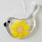Fused Glass Summer Bird