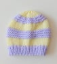 KNITTING PATTERN PDF Lilac Blossom Hat for Baby - Image 1