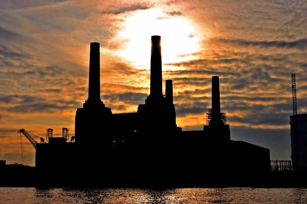 Battersea Power Station Sunset London Photograph Print