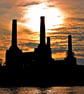 Battersea Power Station Sunset London Photograph Print