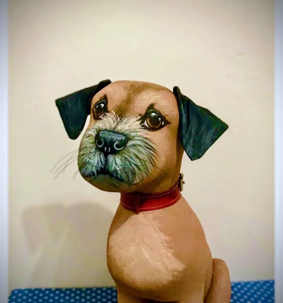 Fully personalised Border Terrier 