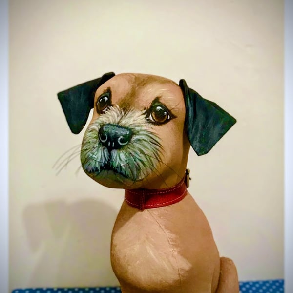 Fully personalised Border Terrier 