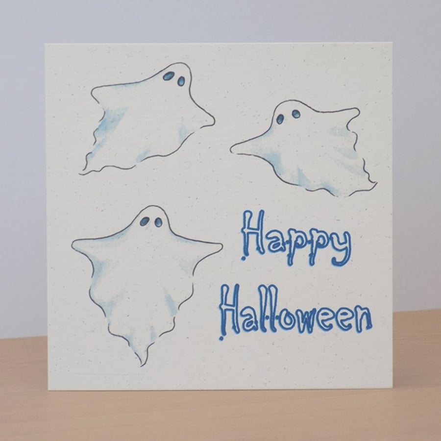 Halloween Ecofriendly Card  'Ghosts'