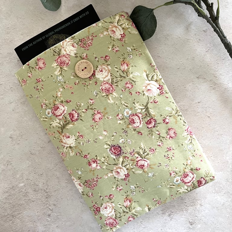 Vintage Rose Book Sleeve